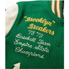 Varsity Jacket High Quality Drop Shoulder Style With Leather Sleeves For Men And Women