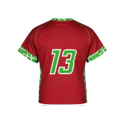 100% Polyester Material Lightweight Breathable Short Lacrosse Uniforms
