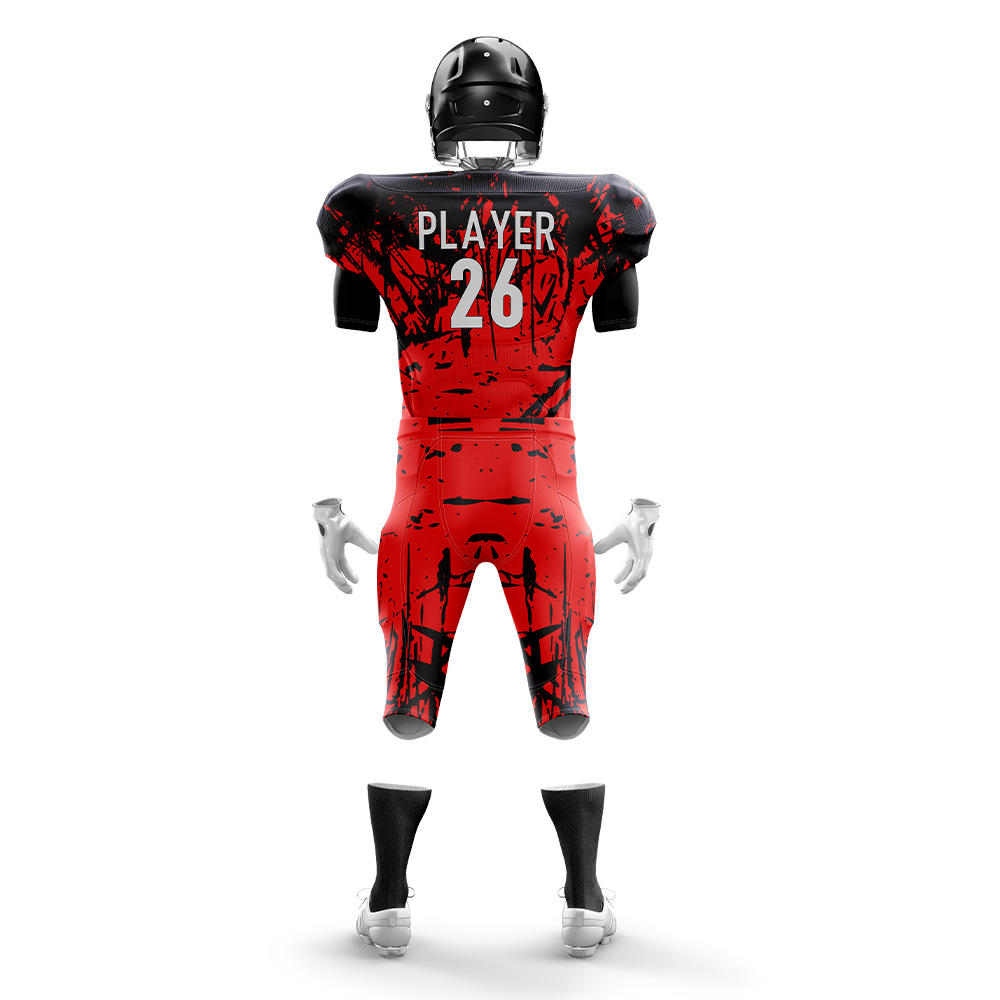 American Football Jersey Shorts Set Plus Size Breathable High Quality Team Wear