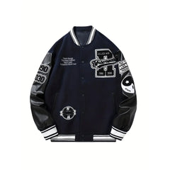 High Quality Custom Letter 2026 Winter Autumn Men's Leather Baseball Varsity Jackets