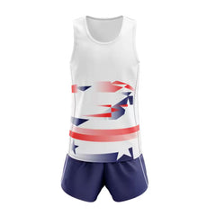 Track and Field Uniforms Sublimated One Piece Suits Regular Fit Lightweight Breathable