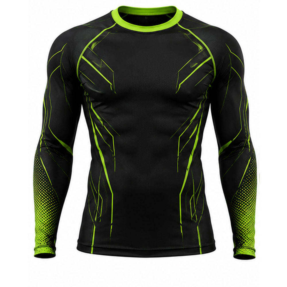 Custom Rash Guard Fully Sublimation Compression Shirt Long Sleeve Swimwear Shirts