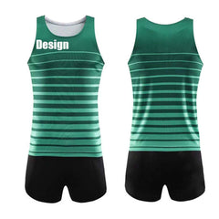 Digital Printing Sleeveless Compression Track & Field Race Wear