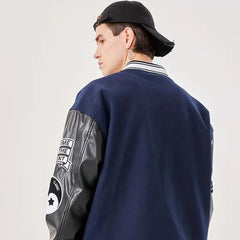 High Quality Custom Letter 2026 Winter Autumn Men's Leather Baseball Varsity Jackets