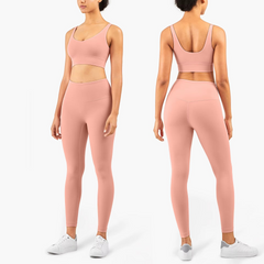 New Female Gym Sports Clothes Sets Fitness High Waisted 6 Piece Yoga Active Wear