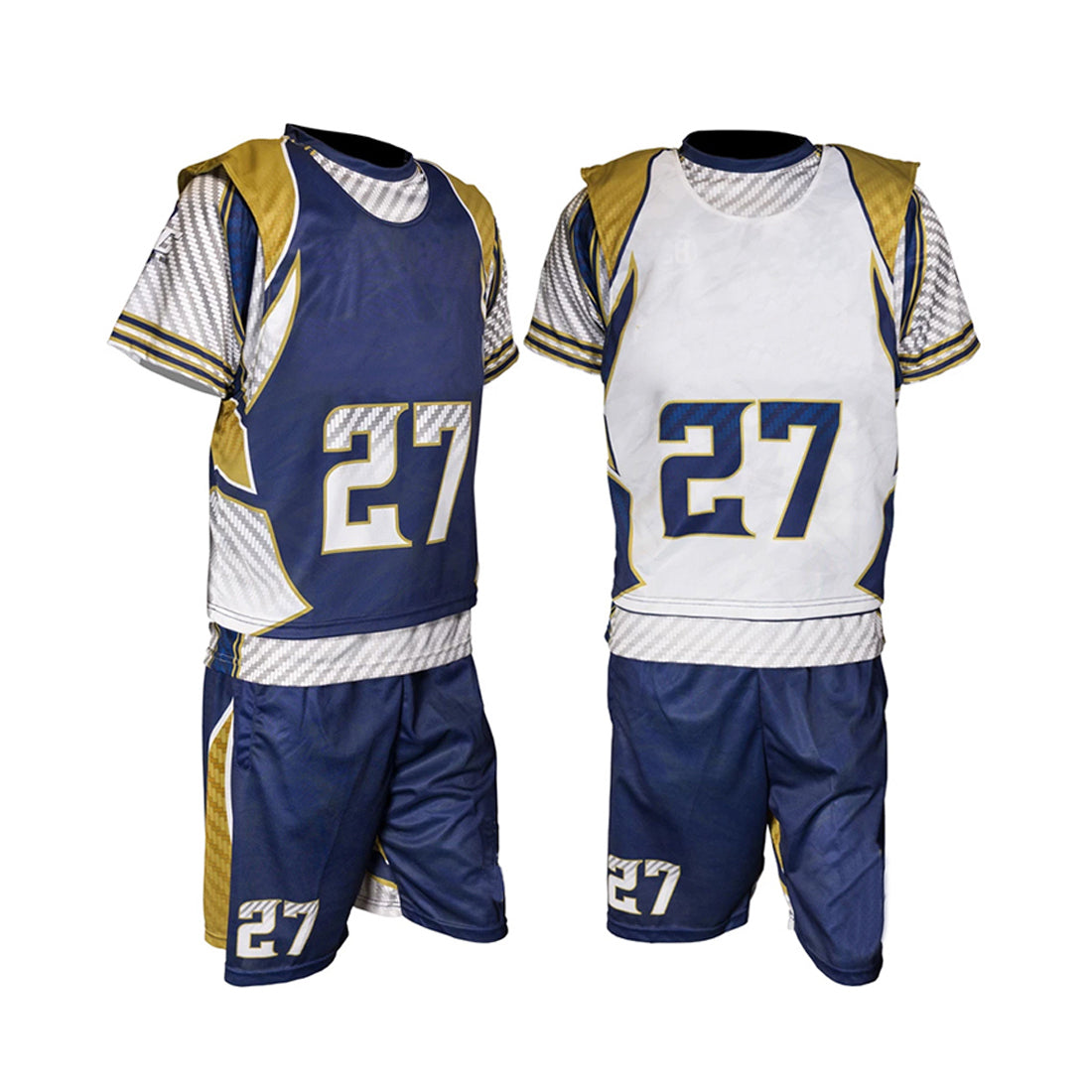 High Quality Men Lacrosse Uniform Crew Neck Sublimated Digital Print Uniform