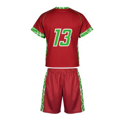 100% Polyester Material Lightweight Breathable Short Lacrosse Uniforms