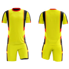 Customized Logo Printed Short Style Soccer Jerseys New Design