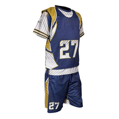 High Quality Men Lacrosse Uniform Crew Neck Sublimated Digital Print Uniform