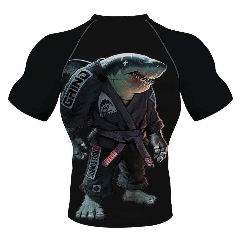 High Quality Fight Rash Guard Sublimation Base Layer Training MMA Compression Shirts