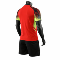 Striped Volleyball Shirt And Shorts Set Team Uniform Sublimation Active-wear