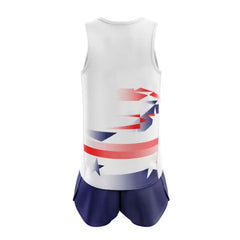 Track and Field Uniforms Sublimated One Piece Suits Regular Fit Lightweight Breathable