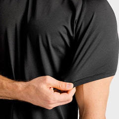 High Elastic Men Fitness Short Sleeve Sports t Shirt Quick-dry Gym Active Wear