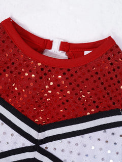 2026 New Design Custom Printed Digital Print Cheerleading Uniform Spandex/Polyester