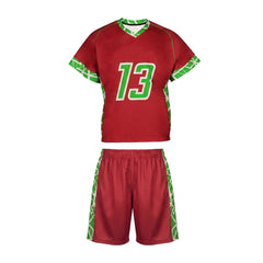 100% Polyester Material Lightweight Breathable Short Lacrosse Uniforms