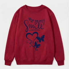 Printed Technics Women's Sweatshirt Hot Selling Solid Color Oversized Sweatshirt