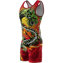 Best Selling Sublimated Printed Plus Size Unisex Wrestling Singlet