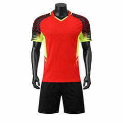 Striped Volleyball Shirt And Shorts Set Team Uniform Sublimation Active-wear