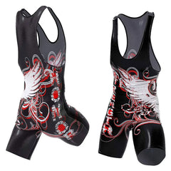 New Arrival Men's Wrestling Singlet Custom Logo High Quality 100% Polyester