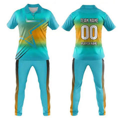 Hot Selling Best Design Custom Logo Printing Team Sports Wear Cricket Uniform