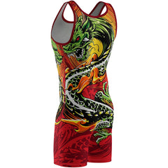 Best Selling Sublimated Printed Plus Size Unisex Wrestling Singlet