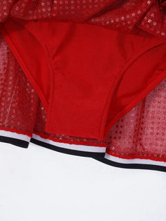 2026 New Design Custom Printed Digital Print Cheerleading Uniform Spandex/Polyester