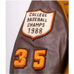 Varsity Jacket High Quality Drop Shoulder Style With Leather Sleeves For Men And Women
