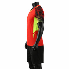 Striped Volleyball Shirt And Shorts Set Team Uniform Sublimation Active-wear