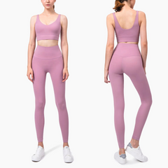 New Female Gym Sports Clothes Sets Fitness High Waisted 6 Piece Yoga Active Wear