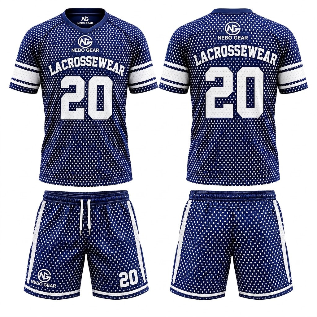 2026 Customized Short Sleeve men Lacrosse Uniforms New Stylish