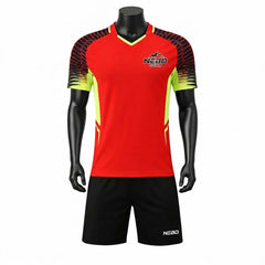 Striped Volleyball Shirt And Shorts Set Team Uniform Sublimation Active-wear