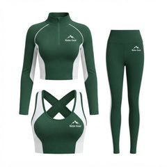 Women's Sportswear Fitness Gym Wear Women High Waist Seamless Yoga Sets