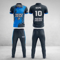 100% Polyester Custom Sublimated New Model Design Online Cricket Uniform