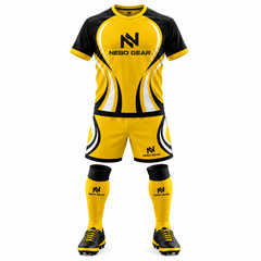 Customized Rugby Uniform Custom Color Team Set OEM Design Spandex/Cotton Material