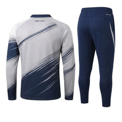 Custom Sublimated 100% Polyester Quick Dry Tracksuit Quarter Zip Training Set
