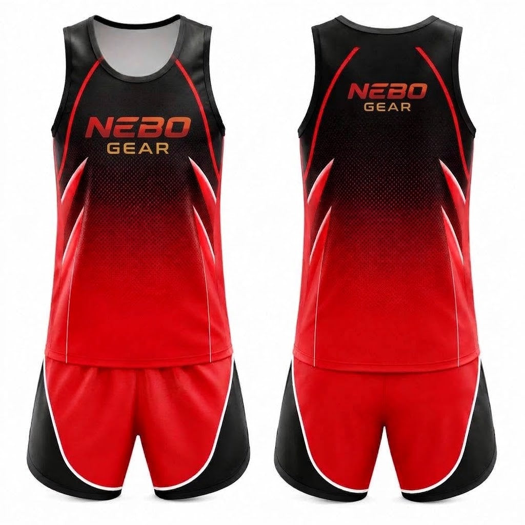 Latest Designs Custom Wholesale Youth Track and Field Wear Race Uniform Training Wear