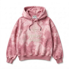 2026 New Arrival Men Clothing Oversize Tie Dye Hoodies Plus sized Solid color
