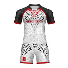 New Men's Rugby League Uniform Sets 100% Polyester Full Sublimation Print