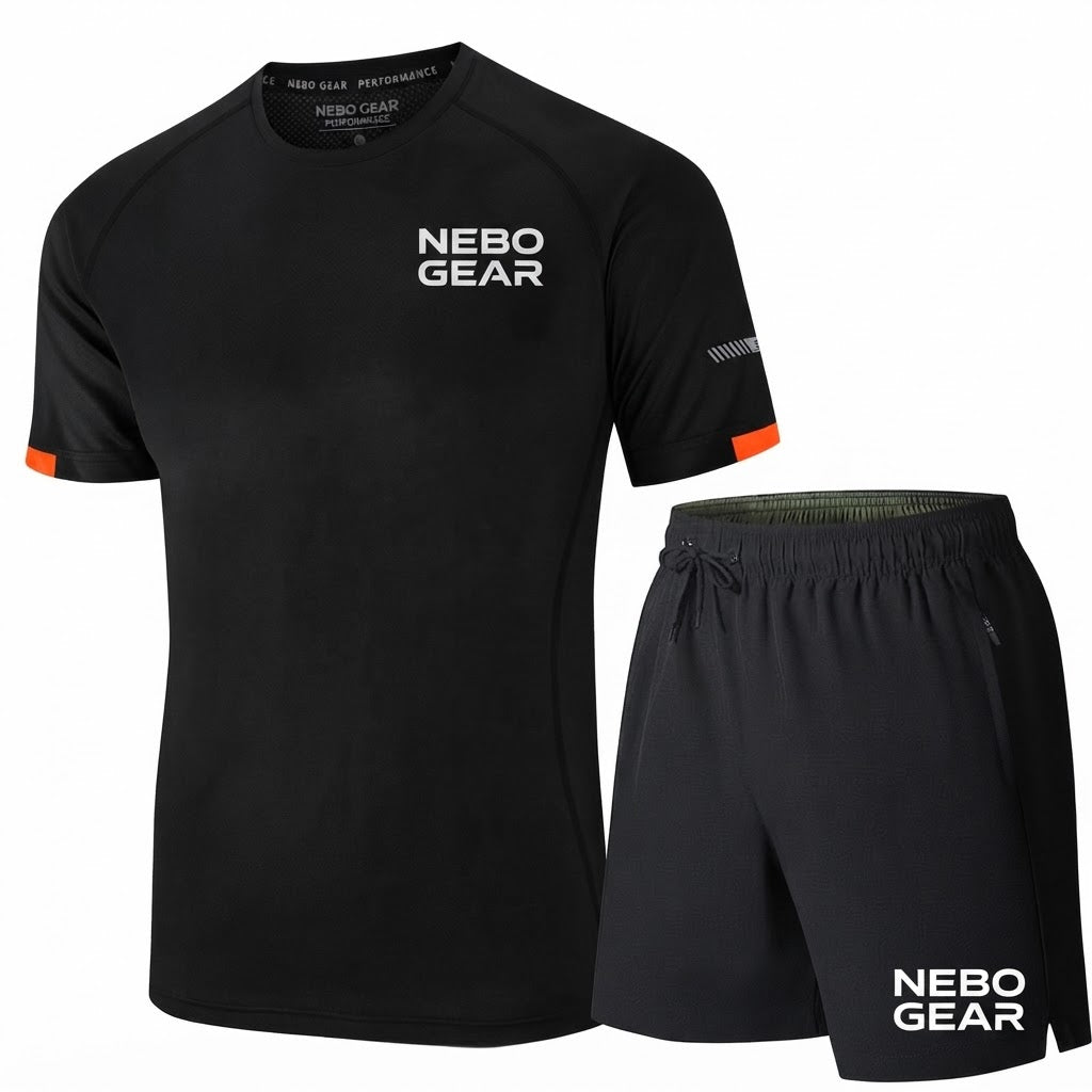 Custom Outfit Men's Gym Wear Top and Beach Shorts Jogger 2 Pieces Suit
