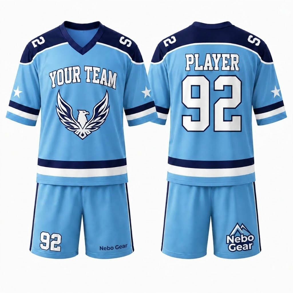 Latest Professional Lacrosse Jersey Custom Sublimated Lacrosse Team Uniform