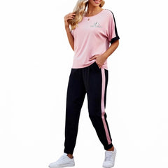 Premium Women T Shirt and Trouser Active Wear Breathable Comfortable Fitness Outfit