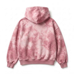 2026 New Arrival Men Clothing Oversize Tie Dye Hoodies Plus sized Solid color